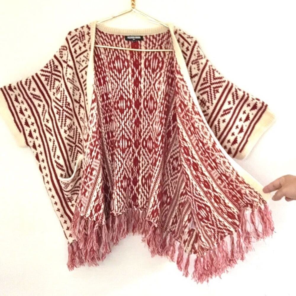 ASOS Fashion Union chunky knit fringed cardigan M - MED - MEDIUM - Picture 5 of 7